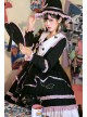 Magic House Series OP Cute Little Devil Cat Ears Pointed Collar Gothic Lolita Halloween Long Sleeve Thick Dress