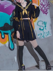 Styx Extradition Series Black JK Uniform Skirt College Style Suit