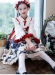 Cute Panda Series Printing Chinese Style Autumn Winter Children Sweet Lolita Kids Long Sleeve Dress