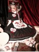 Scarlet Cross Series OP Conventional Style Halloween Nurse Blood Printing Gothic Lolita Long Sleeve Dress