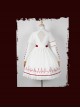 Scarlet Cross Series OP Conventional Style Halloween Nurse Blood Printing Gothic Lolita Long Sleeve Dress