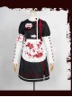 Scarlet Cross Series OP Short Style Blood Printing Halloween Nurse Gothic Lolita Long Sleeve Dress