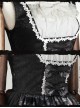 The Witch Image Series JSK Darkness Style Printing Small High Waist Side Placket Halloween Gothic Lolita Sling Dress