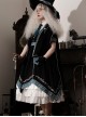 Magic Academy Series Gorgeous Version OP Small High Waist Halloween School Lolita Short Sleeve Dress