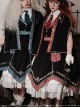 Magic Academy Series Gorgeous Version OP Small High Waist Halloween School Lolita Short Sleeve Dress