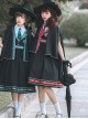 Magic Academy Series Daily Version OP Halloween Small High Waist School Lolita Short Sleeve Dress