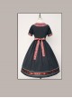 Magic Academy Series Daily Version OP Halloween Small High Waist School Lolita Short Sleeve Dress