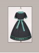 Magic Academy Series Daily Version OP Halloween Small High Waist School Lolita Short Sleeve Dress