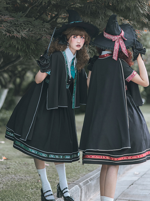 Magic Academy Series Pure Color Halloween School Lolita Cloak