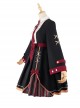 Magic Notice Series OP Retro School Lolita Autumn Winter Black Long Sleeve Dress