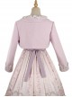 Flowers Wall Series Doll Collar Purple Elegant Classic Lolita Woolen Small Coat