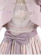 Flowers Wall Series Doll Collar Purple Elegant Classic Lolita Woolen Small Coat