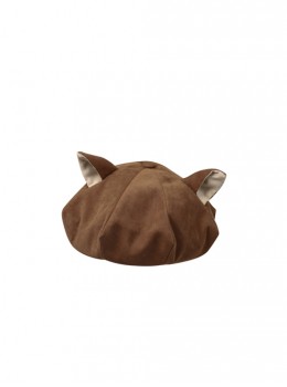 Kitten Detective Series Cat Ears Cute School Lolita Brown Beret