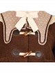 Coffee Bears Series Brown Cute Sweet Lolita Autumn Winter Sheep Horn Buttons Woolen Short Coat