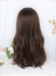 Brown Gentle Medium Length Curly Wig Classic Lolita Wigs