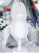 Pure Color Jellyfish Hairstyle Medium Length Straight Wig Gothic Lolita Wigs