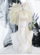 Moonlight Series White Natural Gentle Curly Long Wig Classic Lolita Wigs