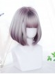 Purple Gradient Short Wig Natural Inner Buckle Hairstyle Sweet Lolita Wigs