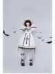 Devil Rabbit Series OP Autumn Winter Halloween Gothic Lolita Long Sleeve Dress With Detachable Plush Rabbit Ears Hat