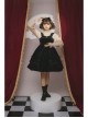 Rococo Series JSK Pure Color Velvet Elegant Classic Lolita Ruffle Sling Dress