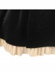 Ms Lily Series OP Black Elegant Court Style Classic Lolita Long Sleeve Dress