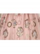 Bears Story Series OP Elegant Printing Doll Feeling Classic Lolita Pink Long Sleeve Dress