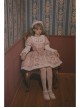 Bears Story Series OP Elegant Printing Doll Feeling Classic Lolita Pink Long Sleeve Dress