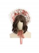 Bears Story Series BNT Elegant Doll Feeling White Lace Pink Bowknots Hat Classic Lolita Pink Bonnet 