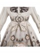 Black Fairy Tale Series JSK Darkness Printing Retro Gothic Lolita Sling Dress