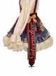 Clara Series JSK Nutcracker Themed Printing Christmas Sweet Lolita Apricot Back Straps Dress