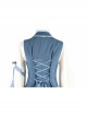 Alice Detective Series Embroidery Prince Retro Lolita Blue Vest