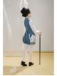 Alice Detective Series Embroidery Prince Retro Lolita Blue Vest