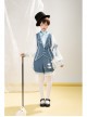 Alice Detective Series Stand-up Collar Prince Retro Classic Lolita White Long Sleeve Shirt