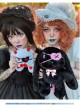 Demon Rabbit Series Black-Pink Rabbit Cute Long Plush Gothic Lolita Inclined Shoulder Bag