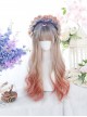 Sunset Gradient Color Nature Harajuku Long Curly Wig Classic Lolita Wigs