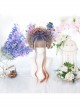 Sunset Gradient Color Nature Harajuku Long Curly Wig Classic Lolita Wigs