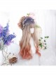 Sunset Gradient Color Nature Harajuku Long Curly Wig Classic Lolita Wigs