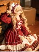 Sweet Dream Paradise Series OP Plaid Ruffle Multi-layer Stitching Hem Sweet Lolita Autumn Winter Long Sleeve Dress