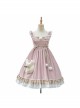 Snowball Meow Series JSK Plush Balls Bowknot Autumn Winter Sweet Lolita Ruffle Sling Dress