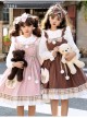 Snowball Meow Series JSK Plush Balls Bowknot Autumn Winter Sweet Lolita Ruffle Sling Dress