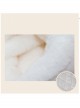 Long-eared Rabbit Series Winter Fluffy Warm Sweet Lolita Cute Rabbit Ears Hooded Milky White Medium Length Coat