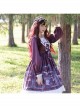 Lost Dreams Series OP Printing Retro Navy Collar Gothic Lolita Long Sleeve Dress