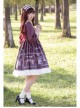 Lost Dreams Series OP Printing Retro Navy Collar Gothic Lolita Long Sleeve Dress