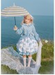 Candy Series Candy Color Cute Rabbit Ears Sweet Lolita Ruffle Hooded Puff Sleeve Short Outer Garment