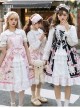 Cats Tea Party Series JSK Cute Cat Printing Sweet Lolita Sling Dress