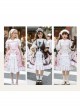 Cats Tea Party Series JSK Cute Cat Printing Sweet Lolita Sling Dress