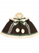 Christmas Story Series Warm Short Plush Sweet Lolita Winter Hooded Cloak