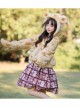 Brown Bear Plush Cute Sweet Lolita Bear Ears Hooded Winter Thicken Short Coat