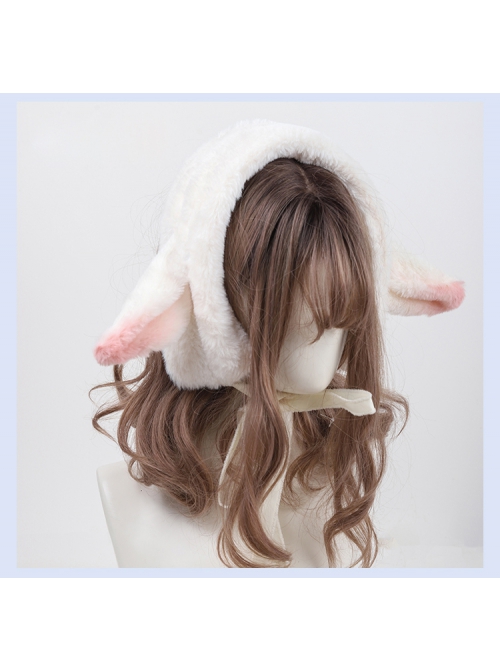 Cute Lamb Ears Autumn Winter Sweet Lolita Windproof Warm Milky Earmuffs