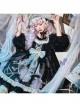 Gem Insect Series OP Printing Darkness Elegant Gothic Lolita Black Long Sleeve Dress